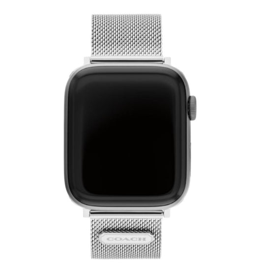 COACH STAINLESS STEEL APPLE WATCH BAND